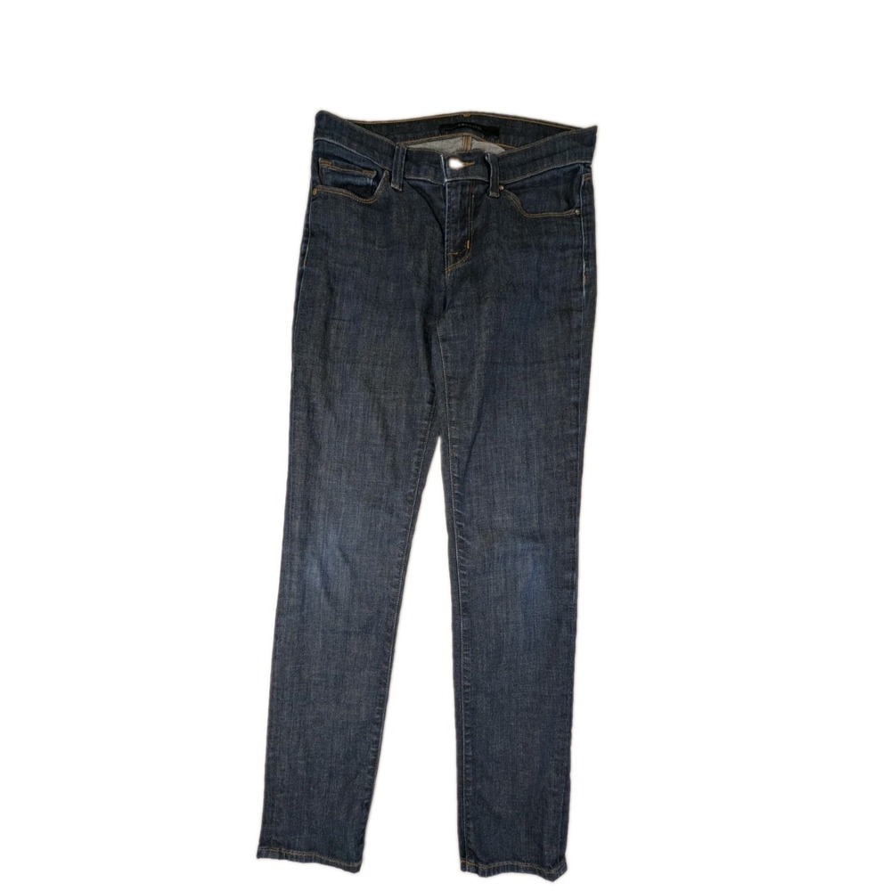 J Brand Womans Jeans Dark Wash Denim Skinny Leg Size 25 - Picture 2 of 9